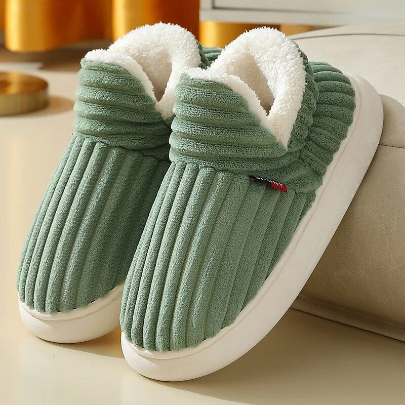 Coco Ladies Slippers | Soft Sherpa Fleece, Non-Slip Rubber Sole