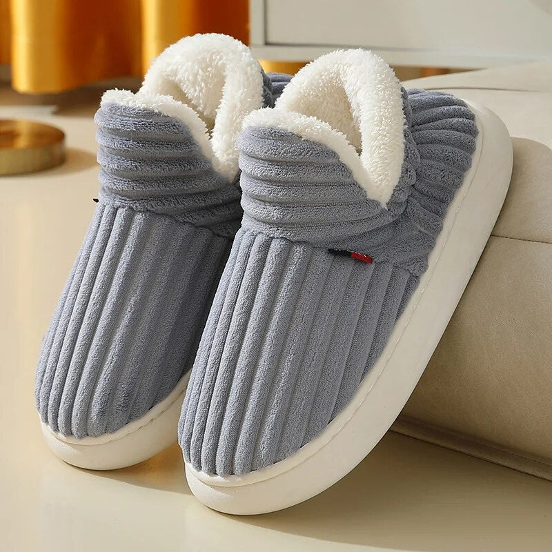 Coco Ladies Slippers | Soft Sherpa Fleece, Non-Slip Rubber Sole