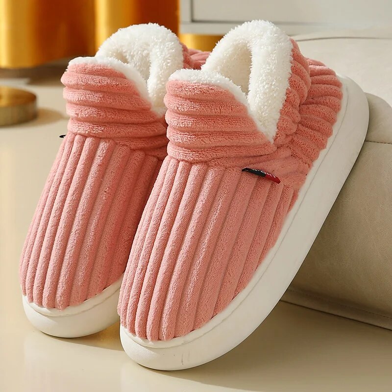 Coco Ladies Slippers | Soft Sherpa Fleece, Non-Slip Rubber Sole