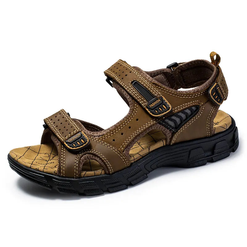 Cora Men's Outdoor Sandals | Premium Leather, Adjustable Fit 4
