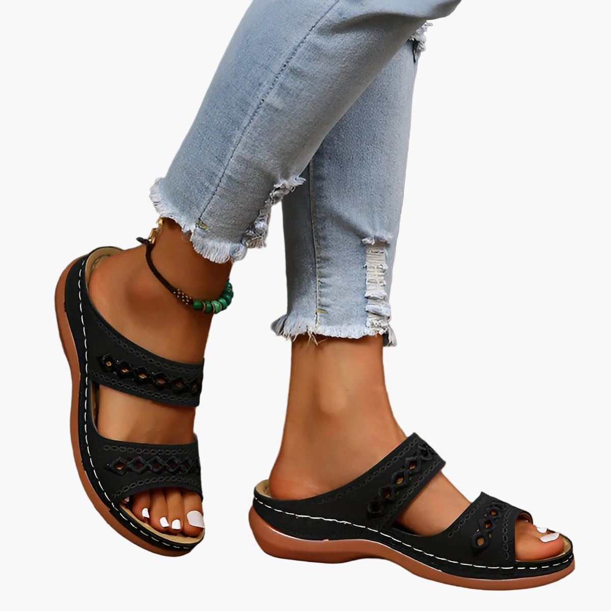Cora Women's Sandals | Ergonomic Design, Memory Foam Insole 0