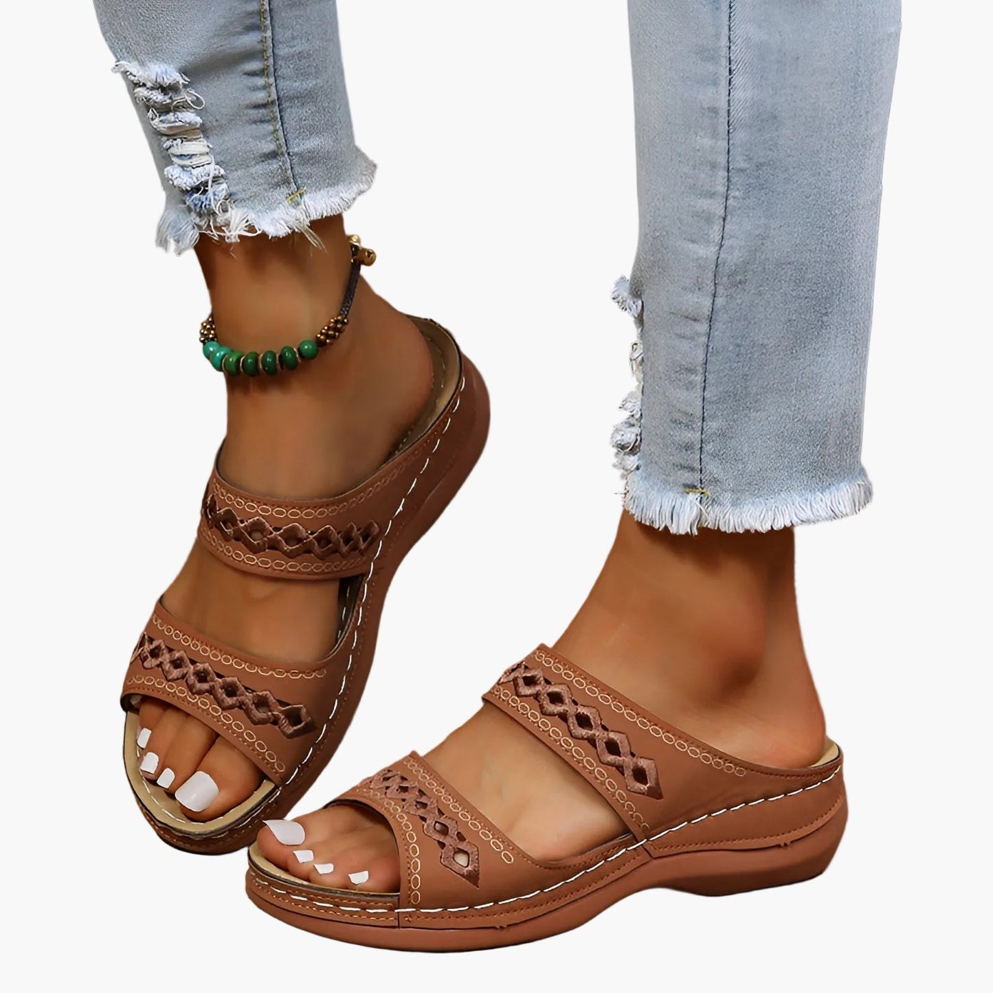 Cora Women's Sandals | Ergonomic Design, Memory Foam Insole 2