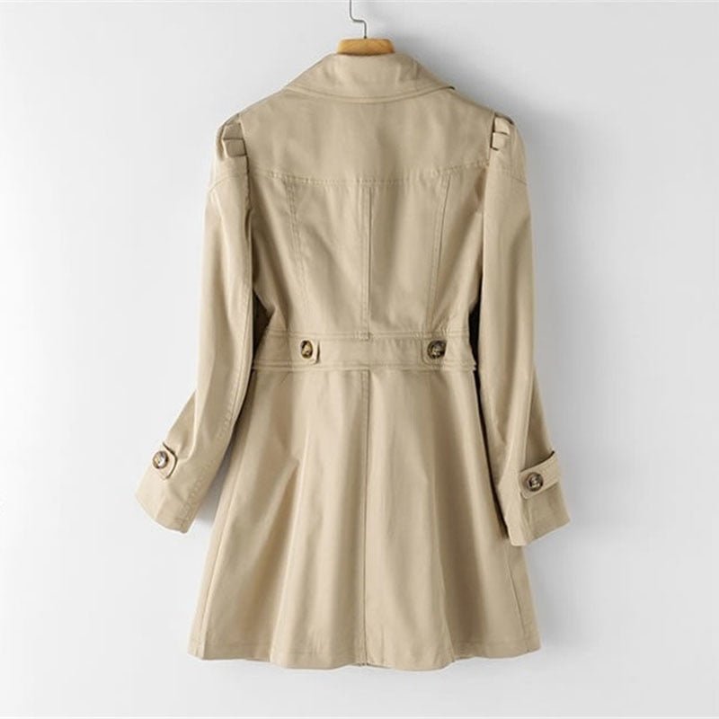 Cora Women's Trench Coat | High-Quality Polyester, Versatile 5