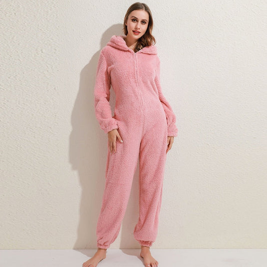 Cuddle Adults Fleece Onesie | Super Soft with Bear Ears
