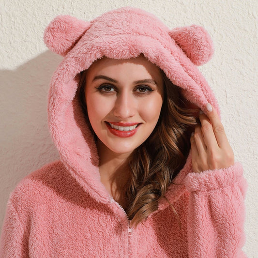 Cuddle Adults Fleece Onesie | Super Soft with Bear Ears