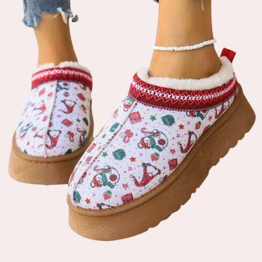 Daisy Ladies Slippers | Soft Fleece Lining, Non-Slip Sole
