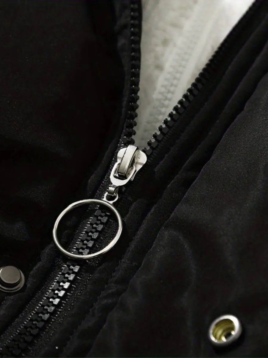 Women's Quilted Winter Jacket with High Collar for Optimal Warmth and Protection