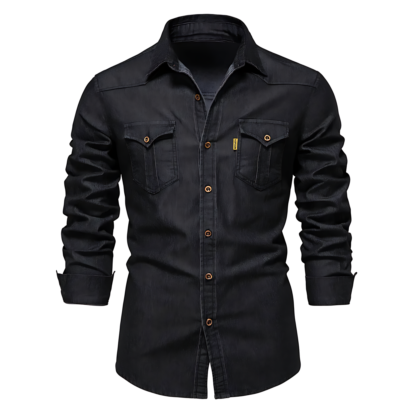 Dante Men's Denim Shirt | High-Quality Cotton, Versatile Style 5
