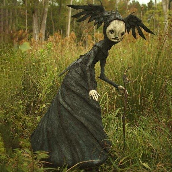 Dara Gothic Witch Figurines | Durable Resin, Halloween Decoration 0
