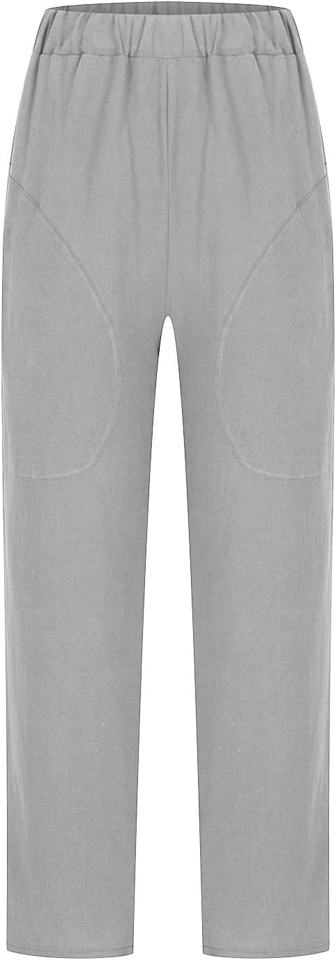 Dara Women's Trousers | Soft Linen, Casual Elegance 6