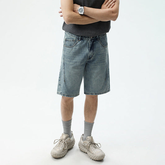 Dario Men's Denim Shorts | Casual Relaxed Fit 1