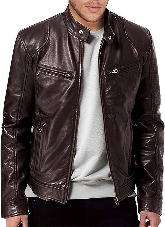 Dario Men's Leather Jacket | Timeless Elegance 1