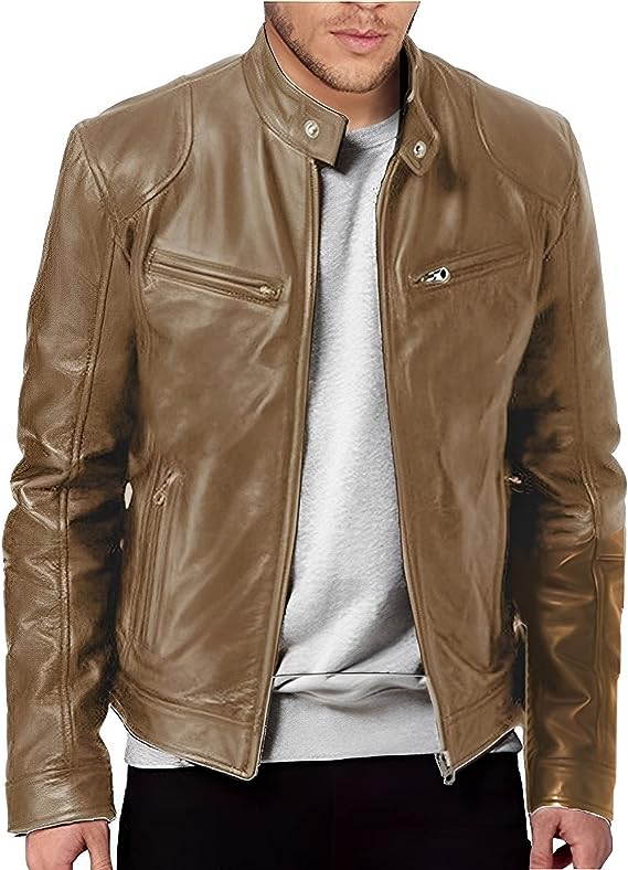 Dario Men's Leather Jacket | Timeless Elegance 2