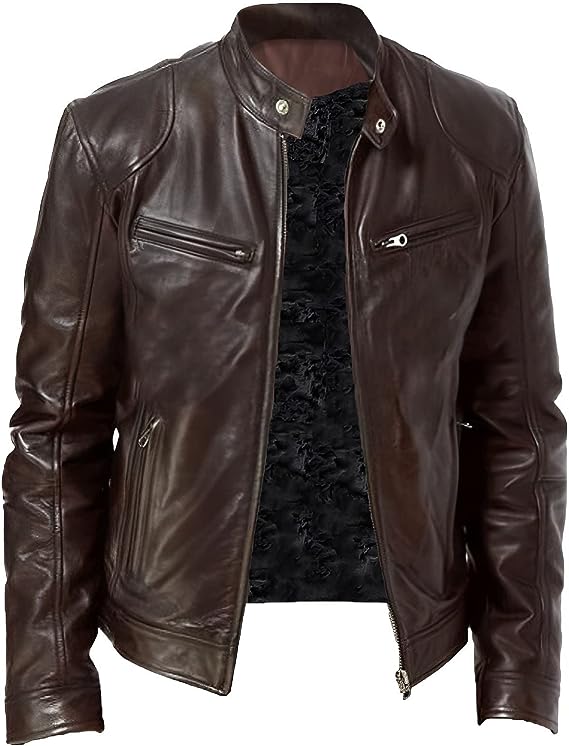 Dario Men's Leather Jacket | Timeless Elegance 3