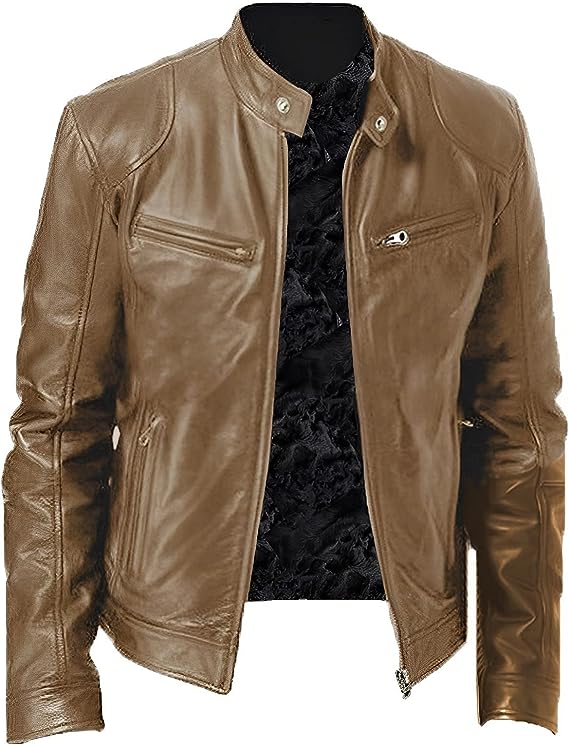 Dario Men's Leather Jacket | Timeless Elegance 4