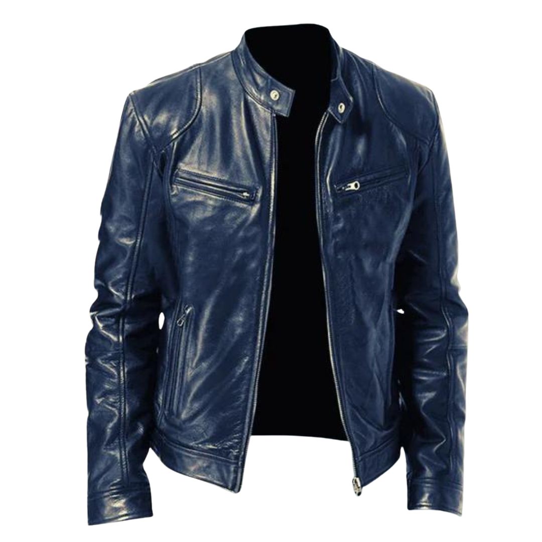 Dario Men's Leather Jacket | Timeless Elegance 5