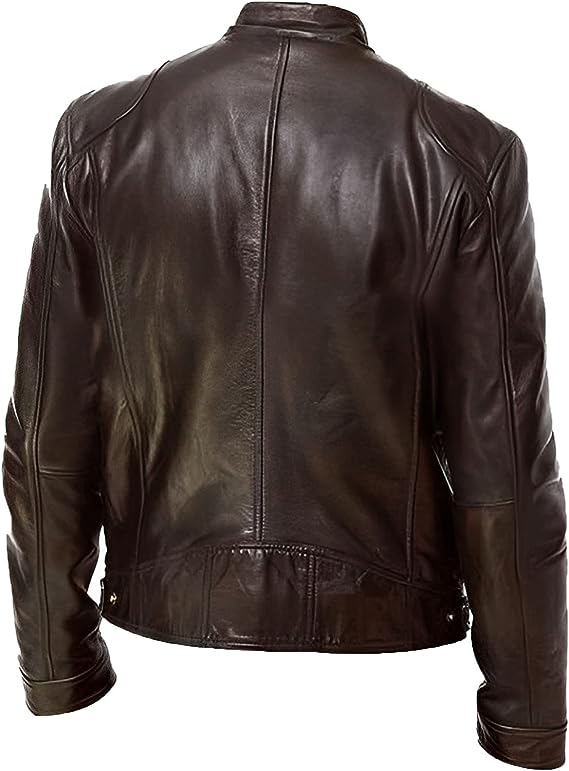 Dario Men's Leather Jacket | Timeless Elegance 6