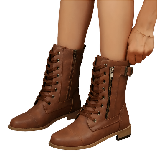 Demi Women's Boots | Chunky Low Heel, Comfortable and Durable