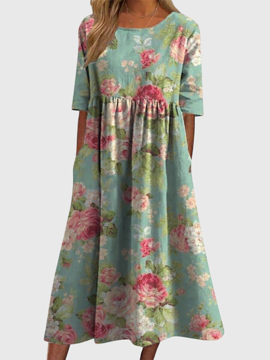 Diana Women's Dress | Elegant Embroidery, Flattering Fit 1