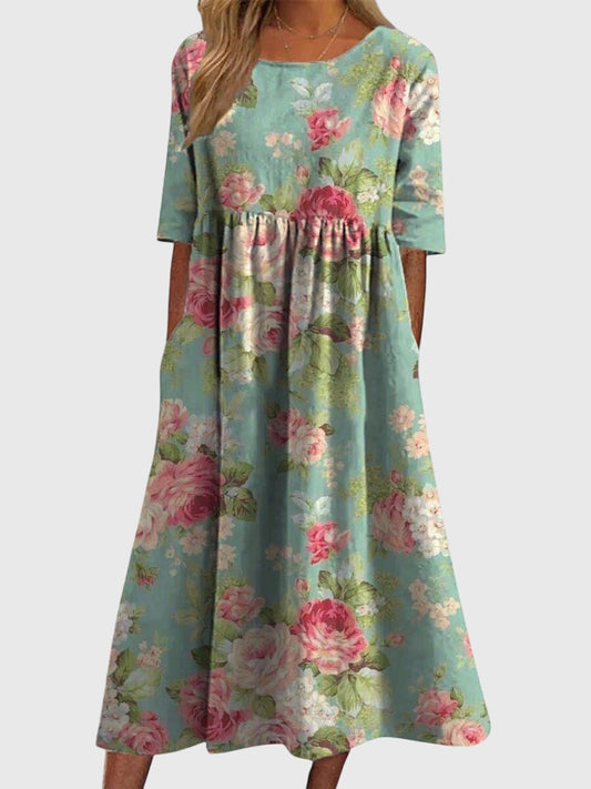 Diana Women's Dress | Elegant Embroidery, Flattering Fit 1