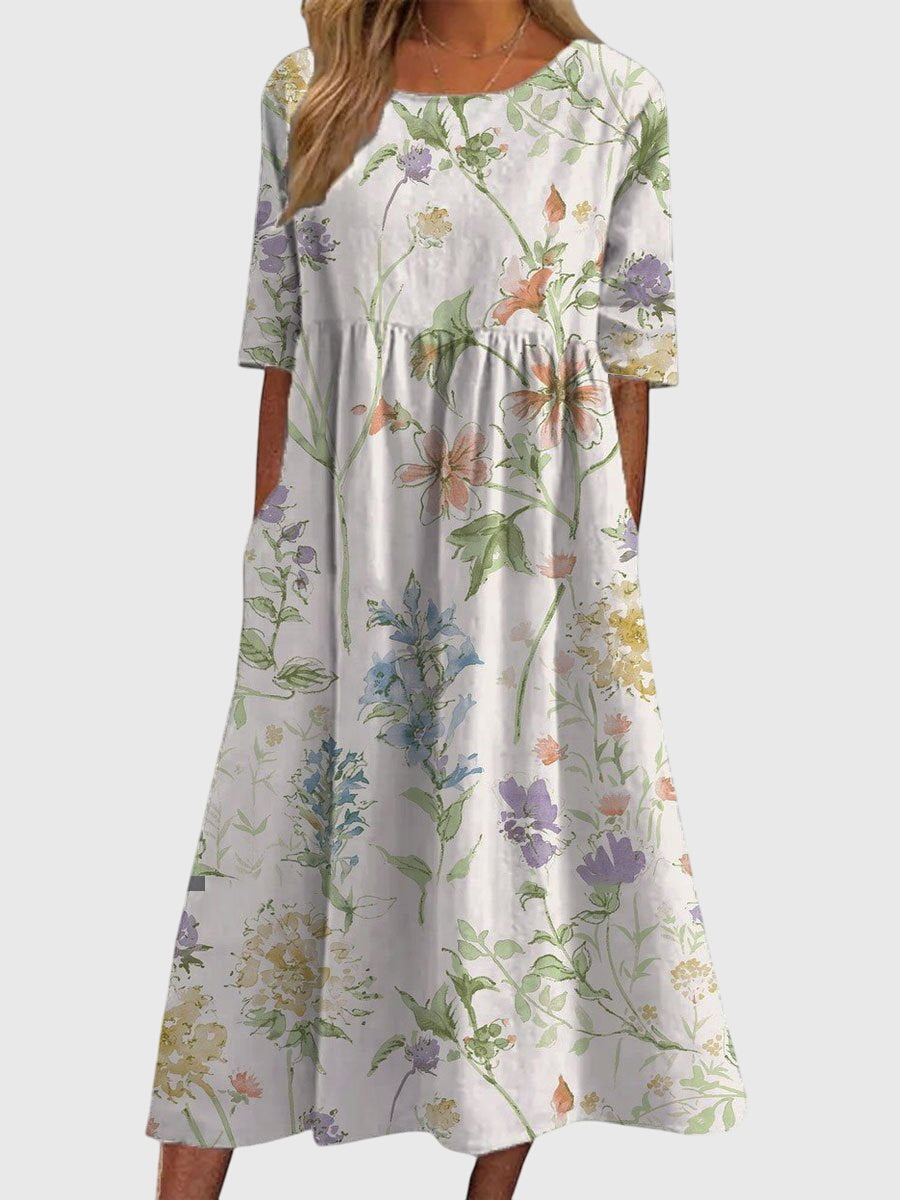 Diana Women's Dress | Elegant Embroidery, Flattering Fit 3