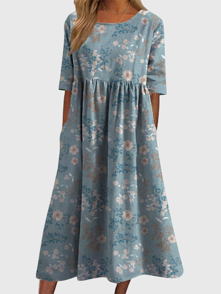 Diana Women's Dress | Flattering Fit with Elegant Embroidery 4