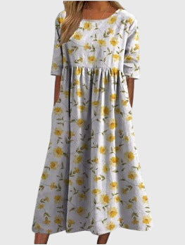 Diana Women's Dress | Flattering Fit with Elegant Embroidery 6
