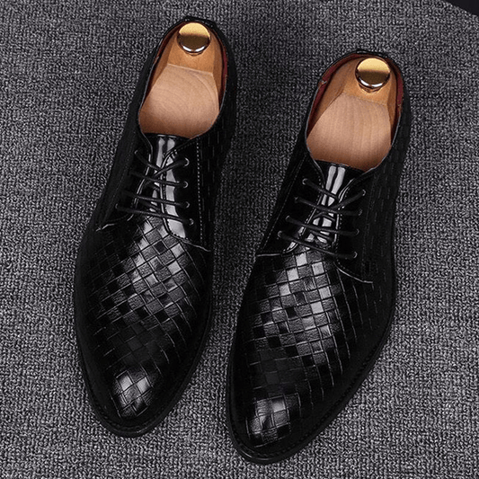 Dima Men's Shoes | Formal Leather Lace-Up Shoes, Elegant and Comfortable