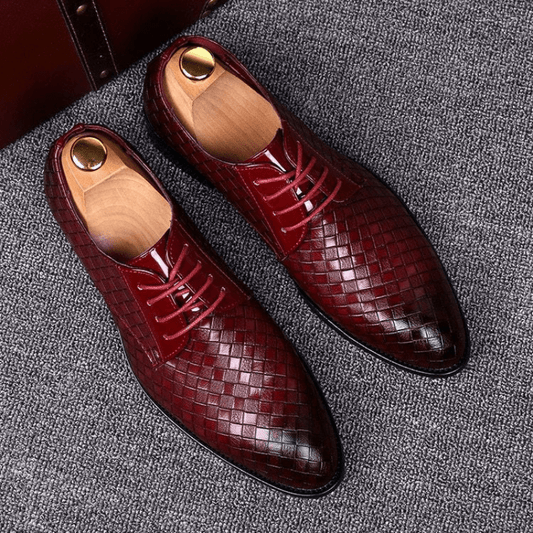 Dima Men's Shoes | Formal Leather Lace-Up Shoes, Elegant and Comfortable