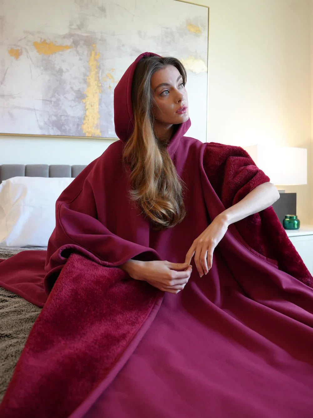 Eden Hoodie Blanket | 100% Polyester, Oversized Comfort