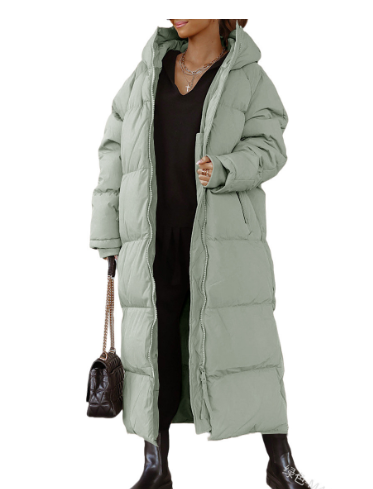 Elara Women's Black Puffer Jacket | High-Quality Down, Weather-Resistant 0