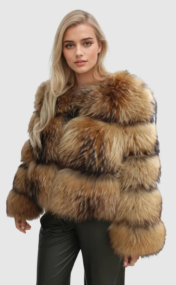 Elegant Women's Winter Coat with Luxury Faux Fur and Thick Plush Lining – Tailored Long Winter Coat for Women