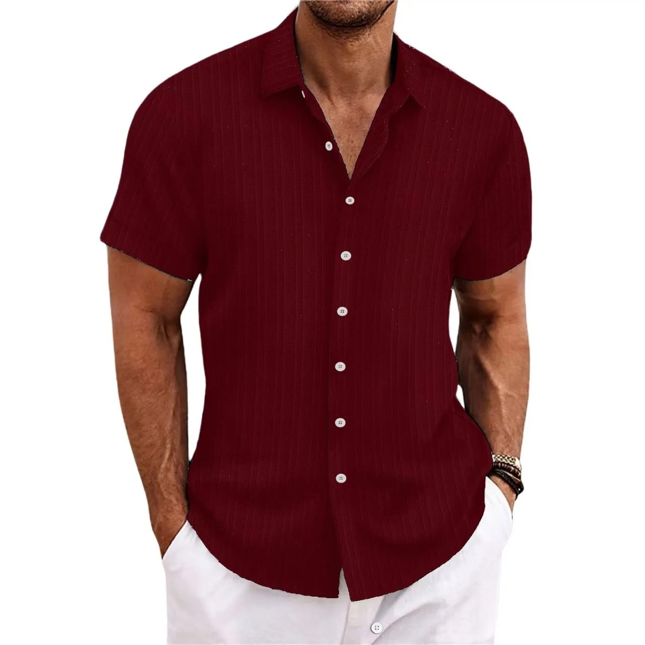 Eli Men's Shirt | Lightweight Breathable Fabric, Casual Style 9
