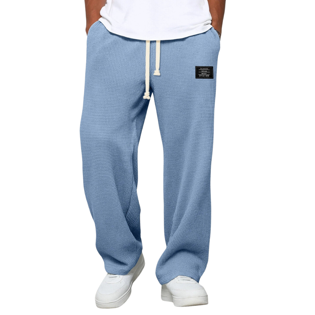 Eli Women's Relaxed Fit Pants | Lightweight Cotton Blend, Adjustable Drawstring 1