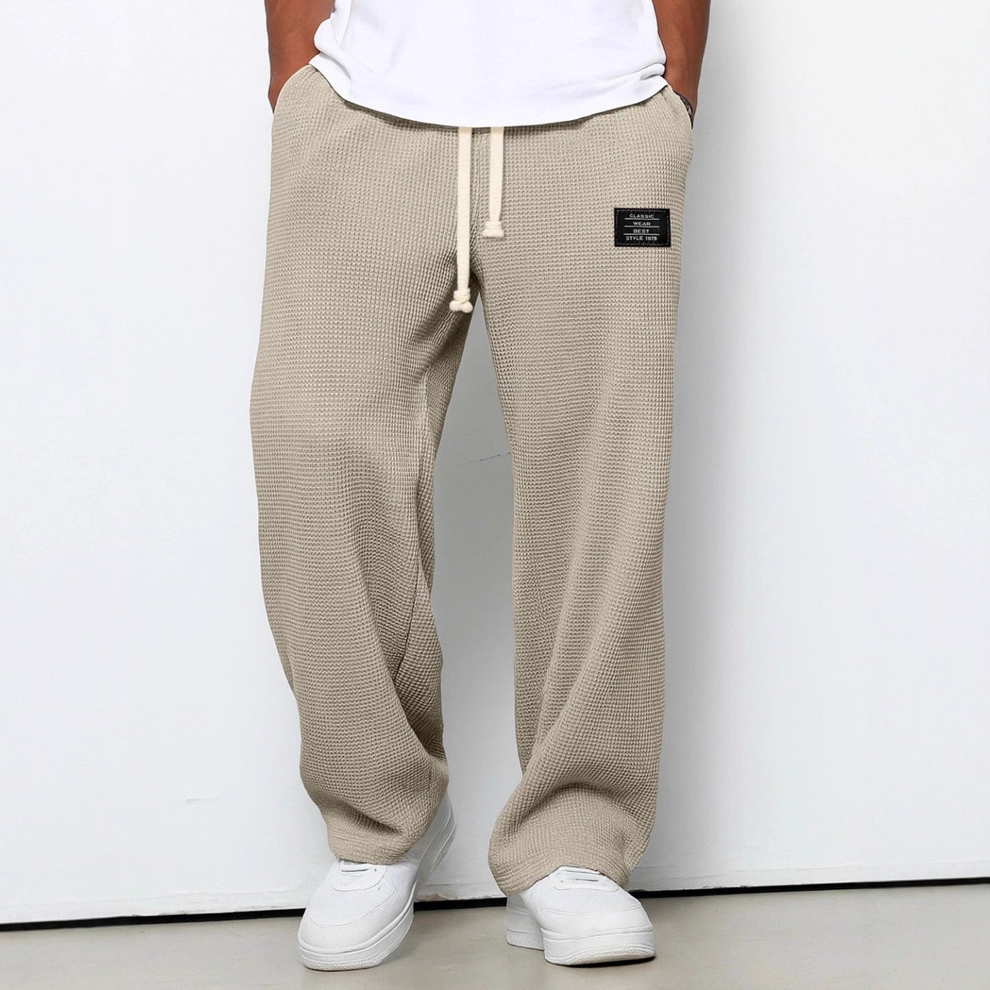 Eli Women's Relaxed Fit Pants | Lightweight Cotton Blend, Adjustable Drawstring 4