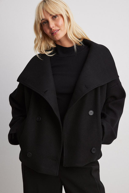 Eline Ladies Winter Coat | Soft Wool Blend, Oversized Style