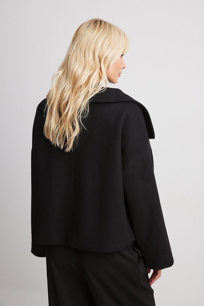 Eline Ladies Winter Coat | Soft Wool Blend, Oversized Style