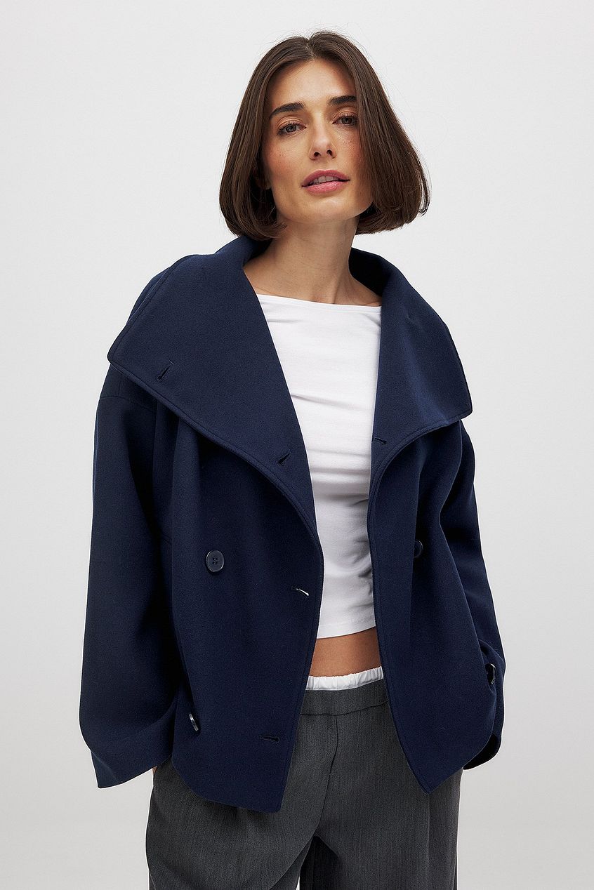Eline Ladies Winter Coat | Soft Wool Blend, Oversized Style