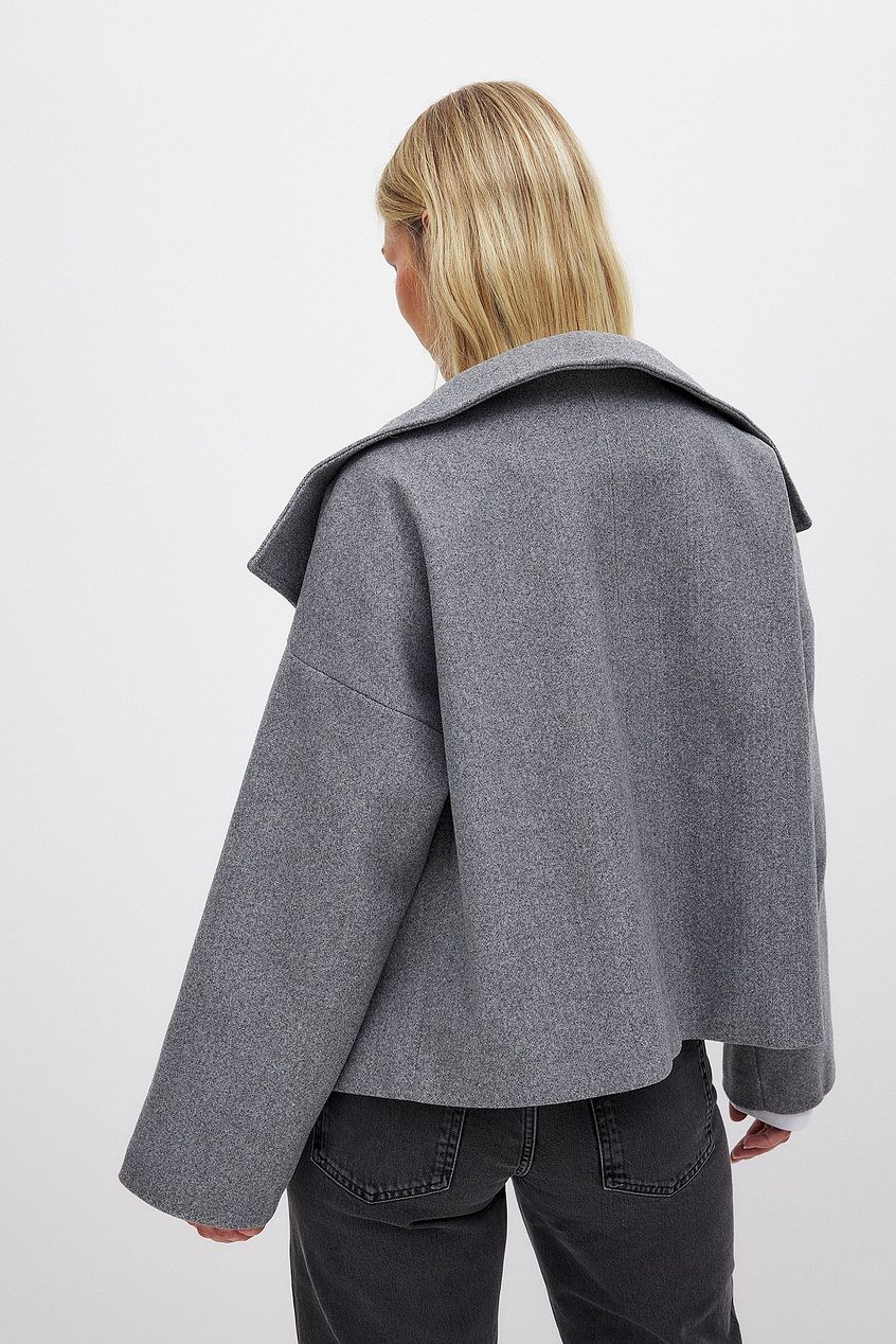 Eline Ladies Winter Coat | Soft Wool Blend, Oversized Style