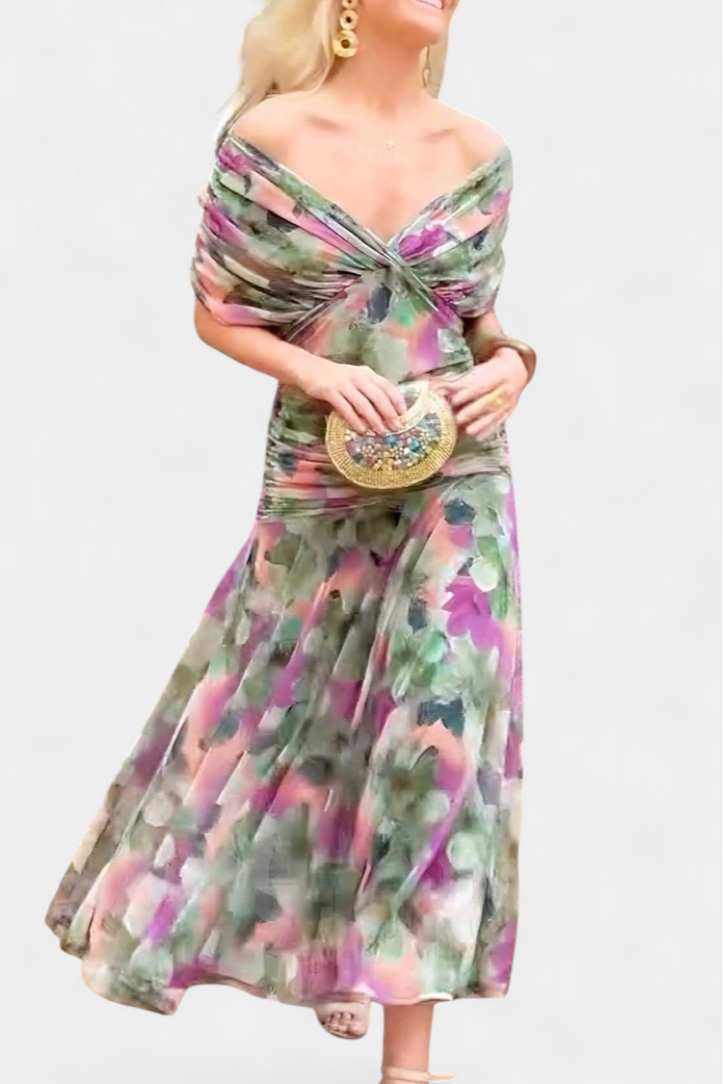 Eryzziah Women's Cocktail Dress | Floral Print, Flattering V-Neckline 8