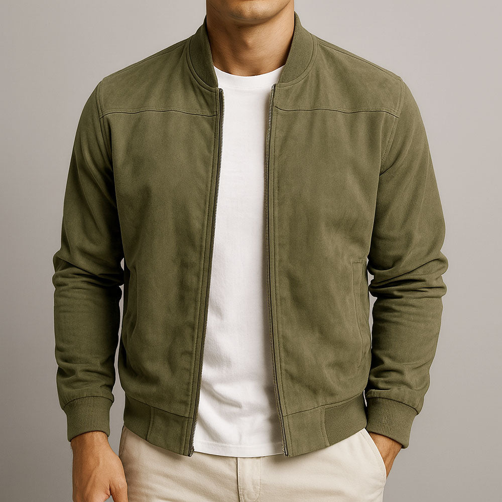 Ethan Men's Jacket | Modern Minimalist Zip Design 4