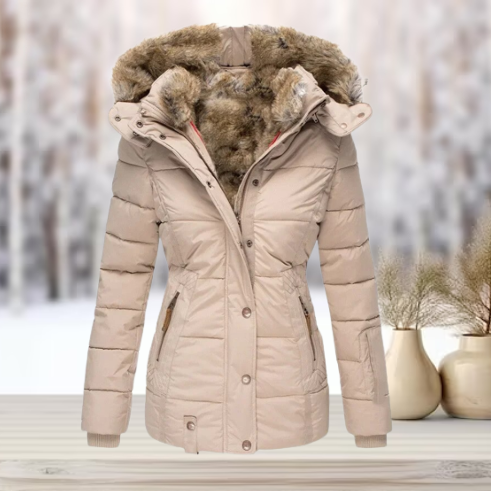 Eulalia Women's Winter Coat | Water-Repellent, Elegant Padded Jacket