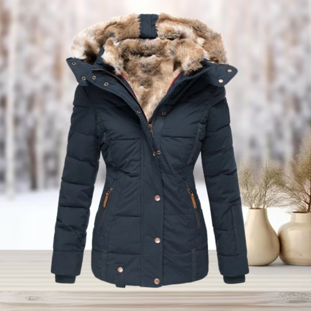 Eulalia Women's Winter Coat | Water-Repellent, Elegant Padded Jacket