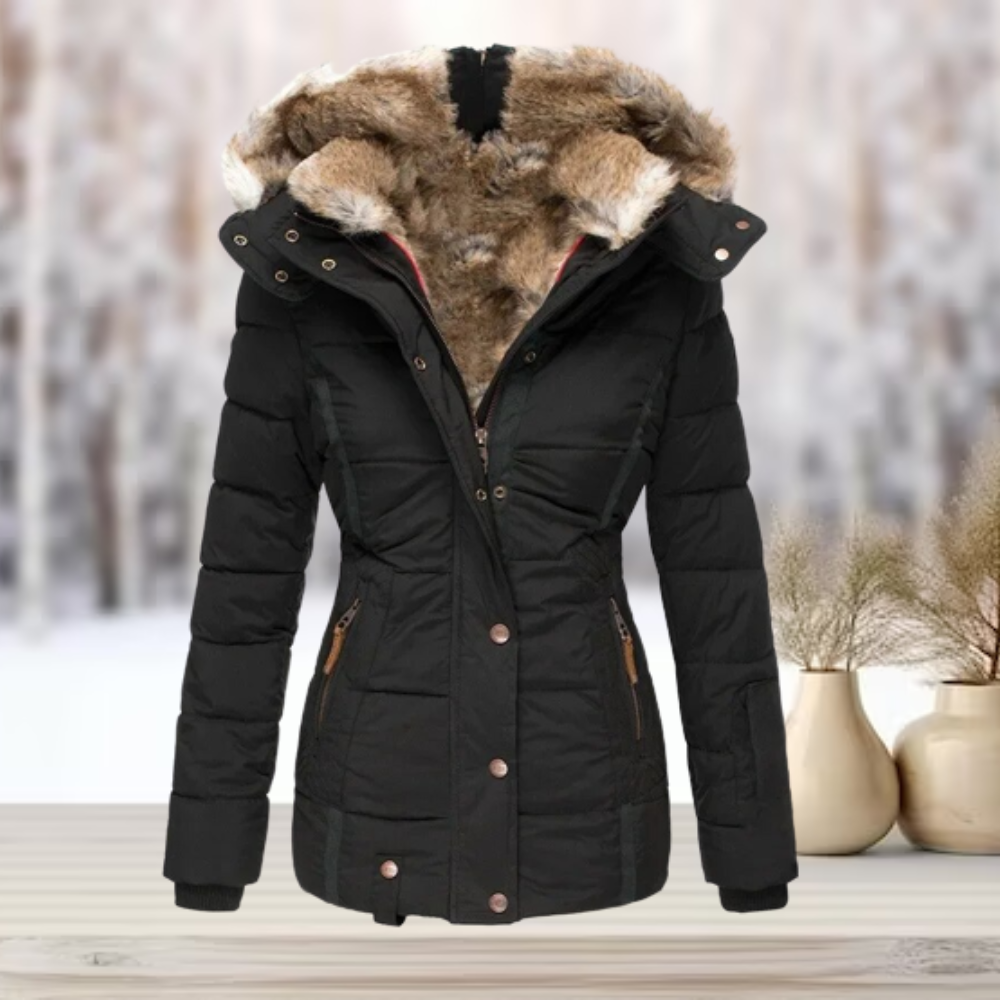 Eulalia Women's Winter Coat | Water-Repellent, Elegant Padded Jacket