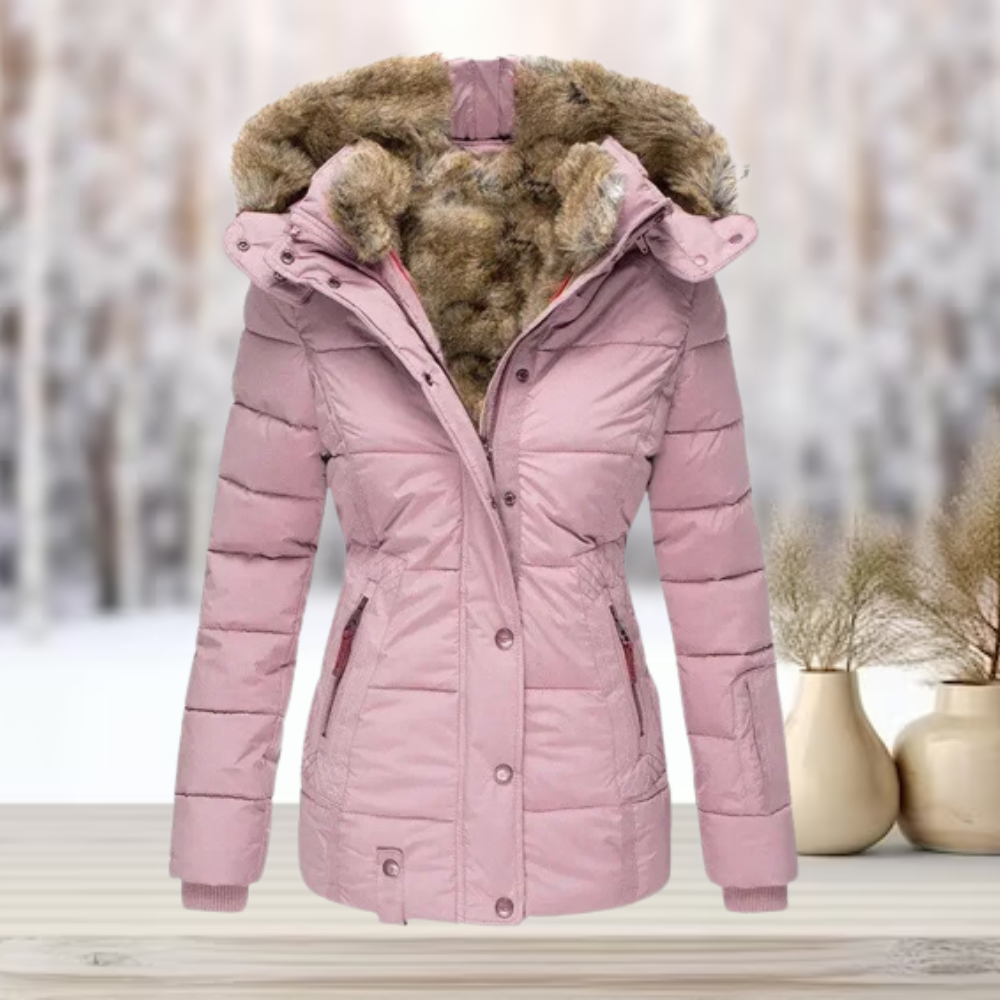 Eulalia Women's Winter Coat | Water-Repellent, Elegant Padded Jacket