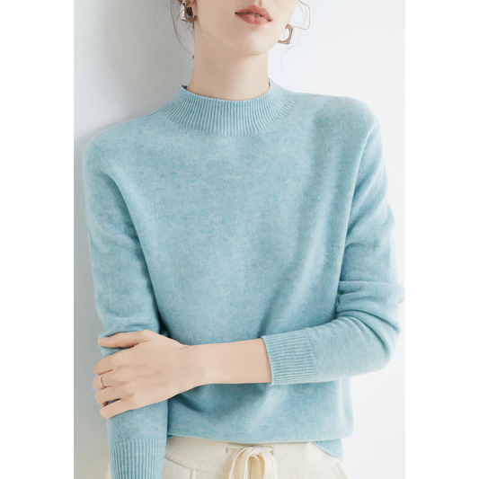 Evelina Women's Cashmere Sweater | Soft Knit, Timeless Elegance 1