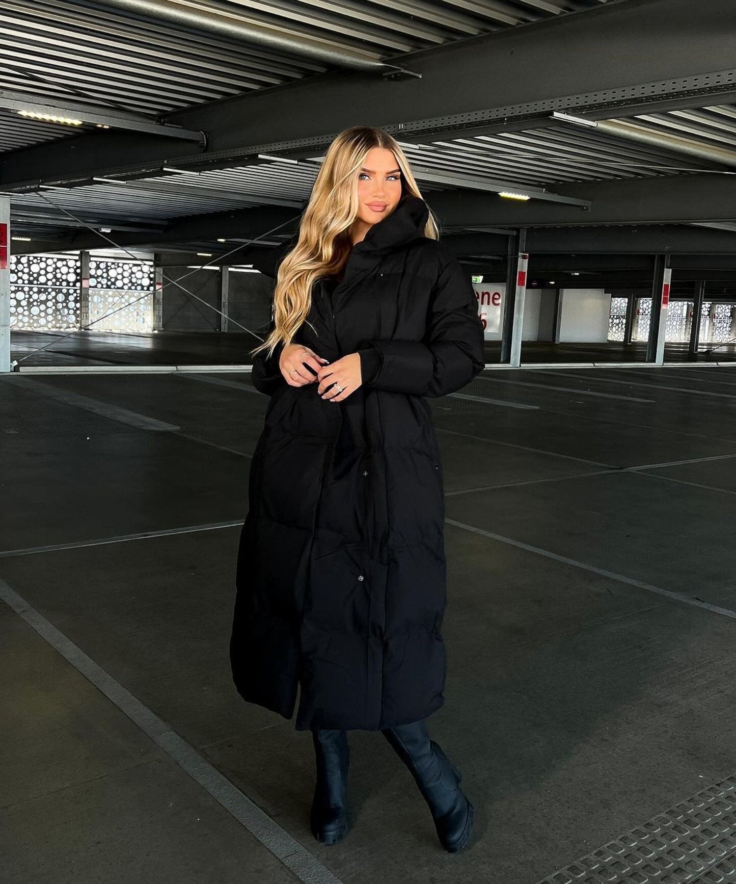 Evelyn Lange Winter Coat for Women | Quilted, Warm, and Elegant