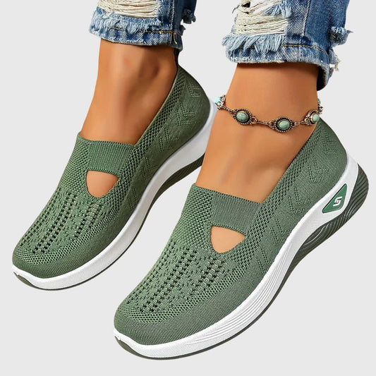 Evelyn Women's Slip-On Shoes | Orthopedic Comfort, Breathable Fabric 1