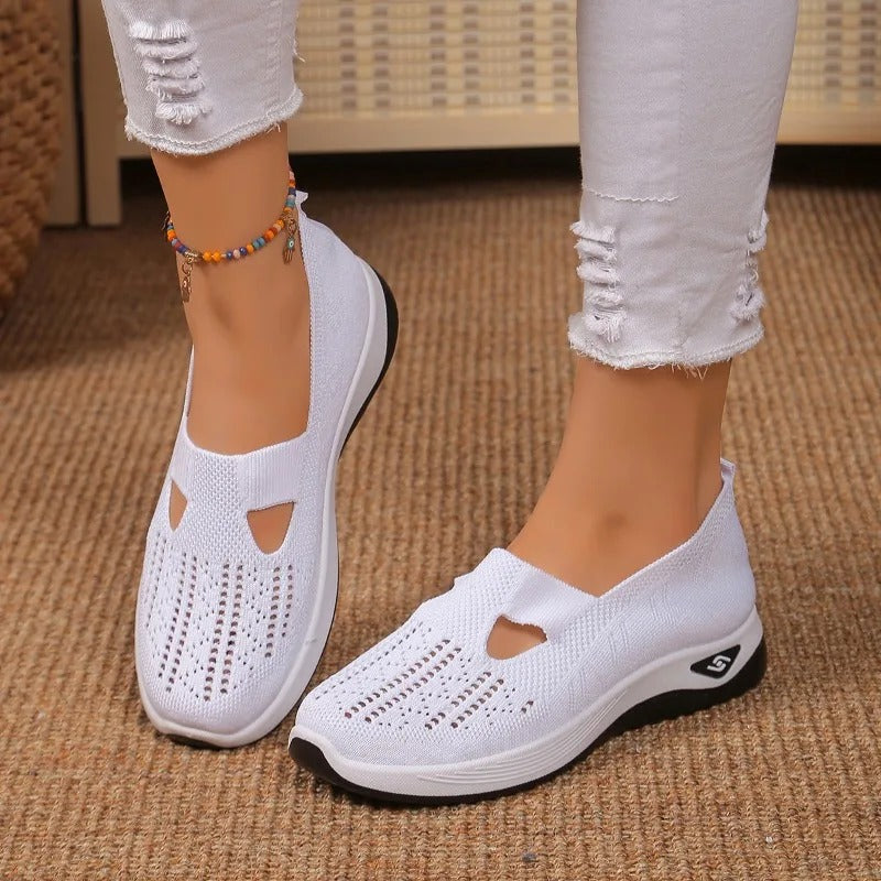 Evelyn Women's Slip-On Shoes | Orthopedic Comfort, Breathable Fabric 13