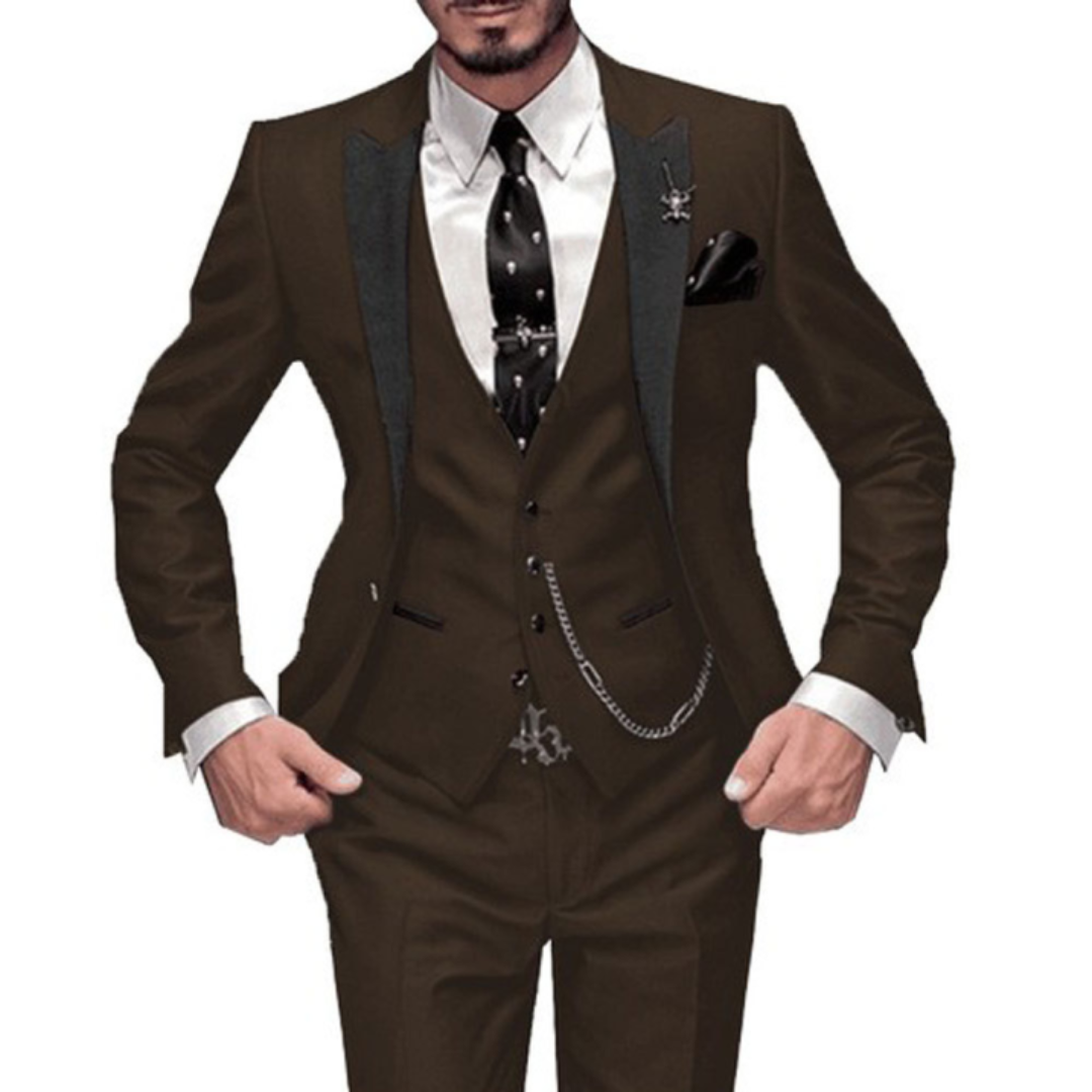 Finn Men's Wedding Suit | Breathable 3-Piece Outfit with Elegant Cut